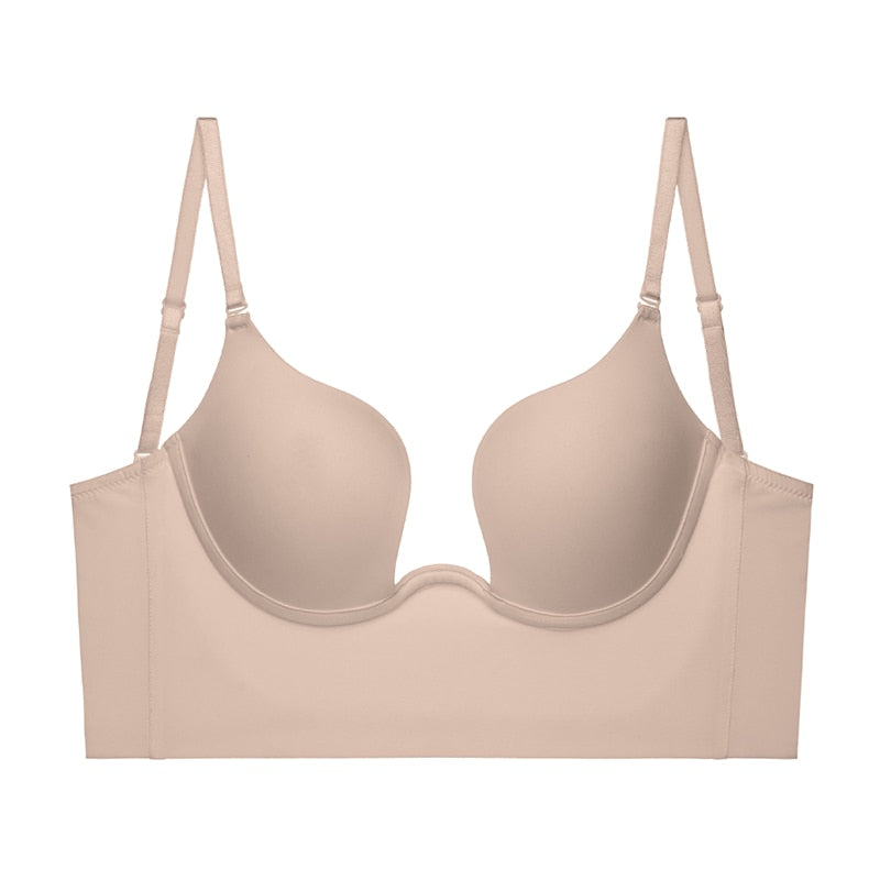 Levoire | Soutien-Gorge Push-Up Avec Fermeture Approfondie Beige