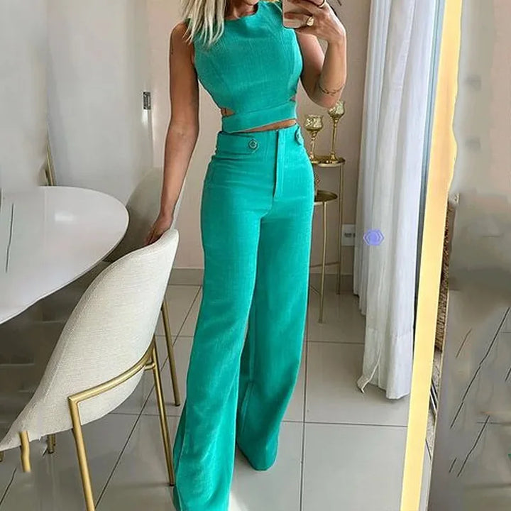 Levoire | Ensemble Structuré Design Femme Turquoise