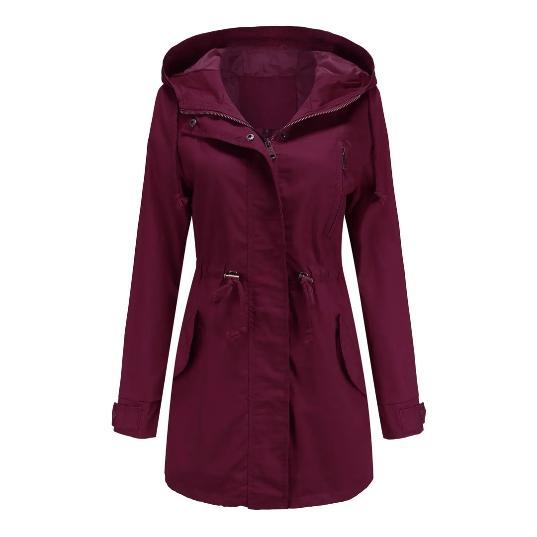 Levoire | Veste coupe-vent unie pour l'automne Rouge