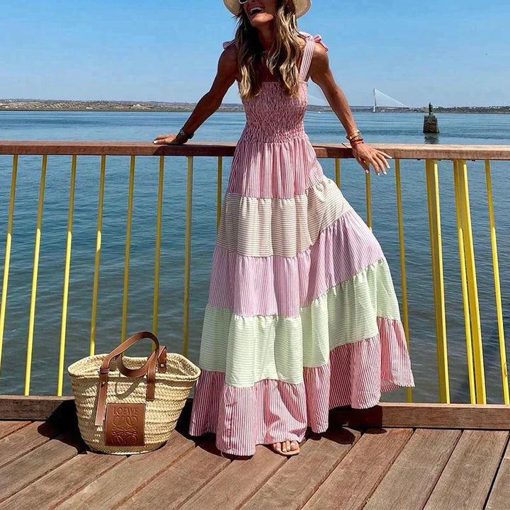 Levoire | Robe Maxi Bohème Rosa