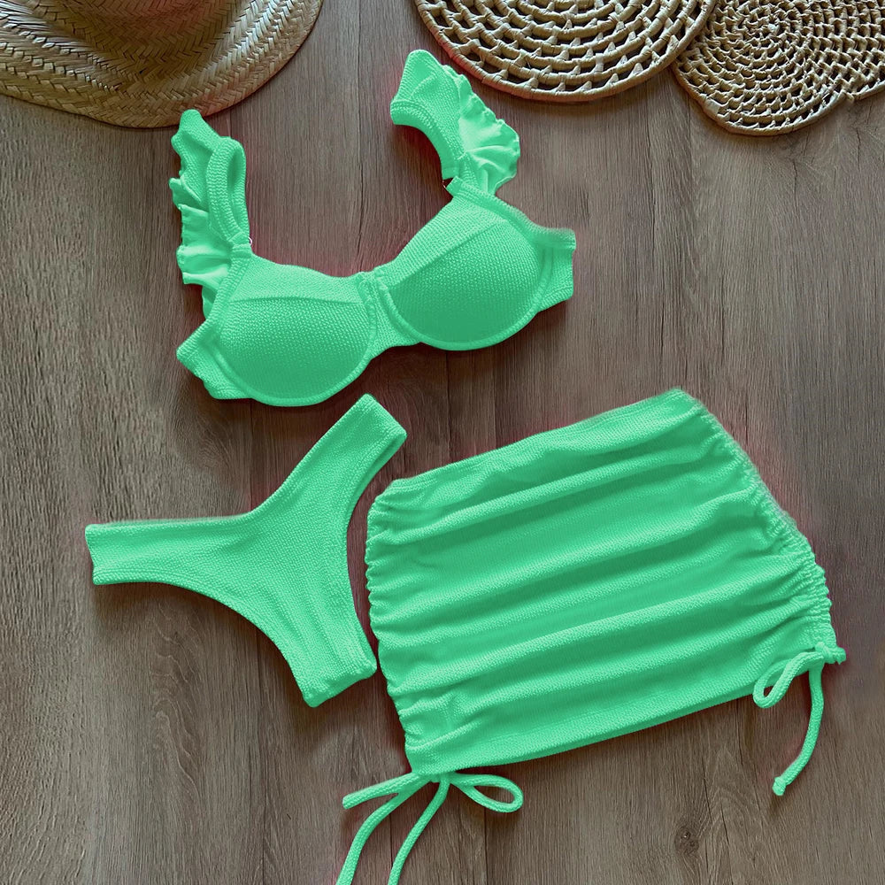 Levoire | Ensemble De Maillot De Bain Bikini 2 Pièces Avec Jupe 5