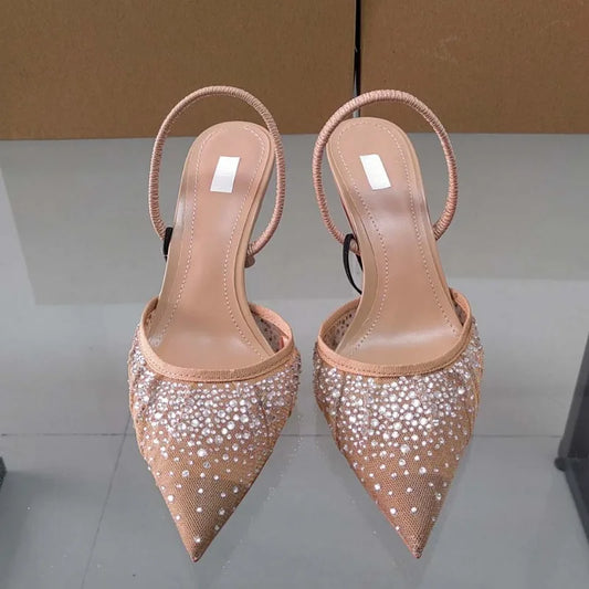 Levoire | Chaussures À Plateforme Résistantes À La Chaleur Avec Des Diamants D'Eau