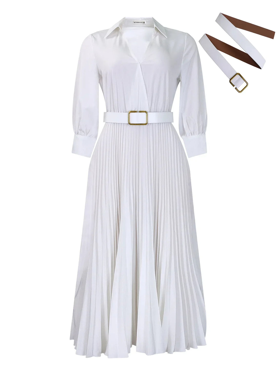 Levoire | Grande Taille Élégante Mi-Longue Robe De Printemps