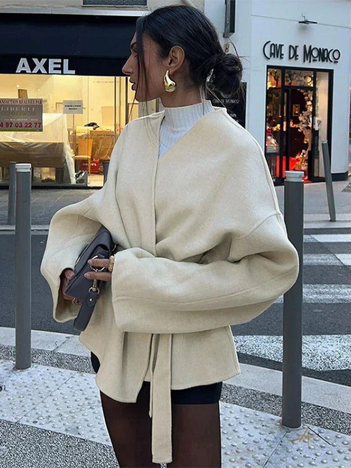Levoire | Veste En Polaire Avec Ceinture