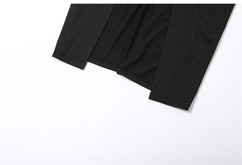 Levoire | Robe Maxi À Poches Ruchées En V Avec Fente Haute