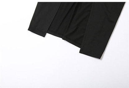 Levoire | Robe Maxi À Poches Ruchées En V Avec Fente Haute