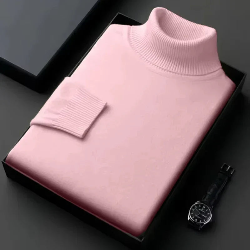 Levoire | Pull À Col Roulé Pour Hommes Rosa