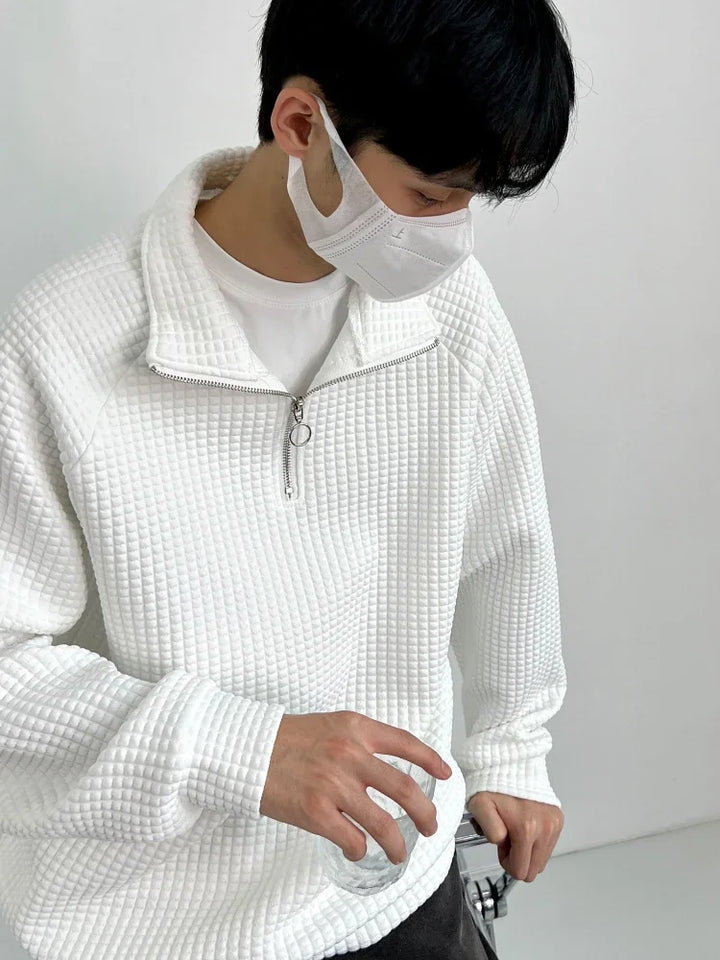 Levoire | Pull Décontracté Pour Homme Confortable Avec Fermeture Éclair