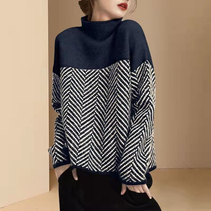 Levoire | Sweat Avec Contraste Bleu