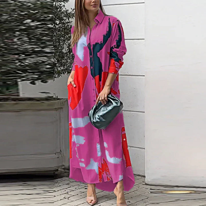 Levoire | Robe Élégante Coupe Cintrée Rosa