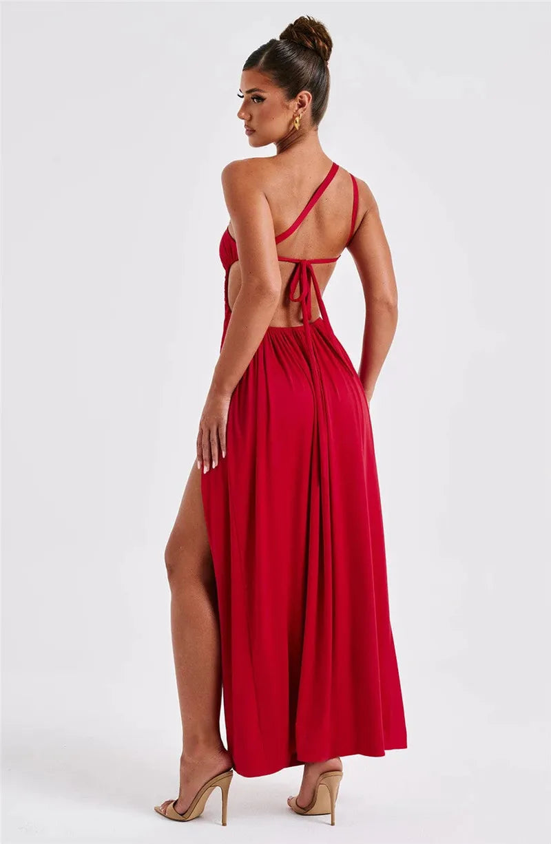 Levoire | Robes Longues À Une Épaule Avec Découpe Sur Le Côté