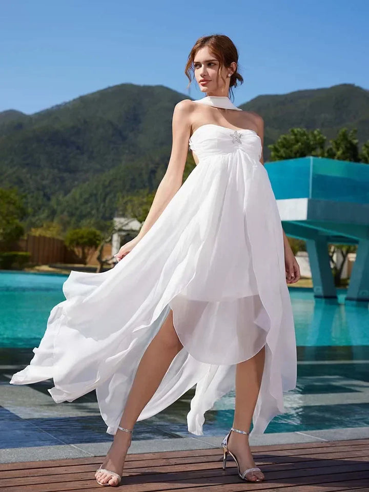Levoire | Envoûtante robe blanche dos-nu