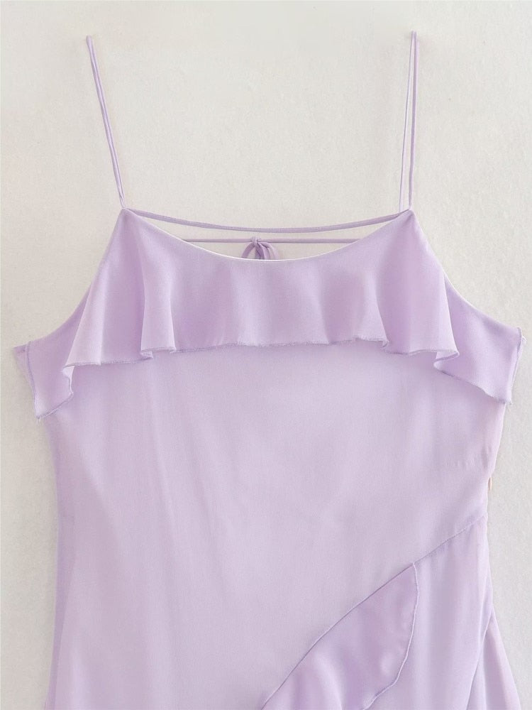 Levoire | Ruban Froncé Blanchi Tau Ouverture Latérale Robe Maxi