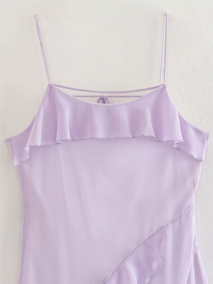 Levoire | Ruban Froncé Blanchi Tau Ouverture Latérale Robe Maxi