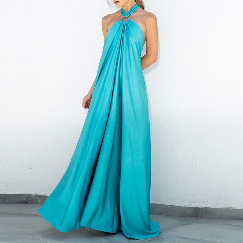 Levoire | Dos Nu | Robes Maxi Lâches À Tube Halter