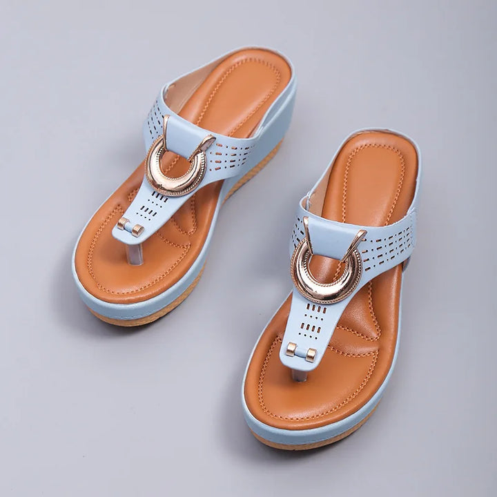 Levoire | Chaussures D'Été, Grandes Semelles Compensées, Antidérapantes, Chaussures De Plage Confortables