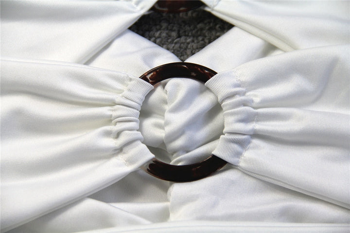 Levoire | Robe Mini À Taille Tube Creux Ruchée