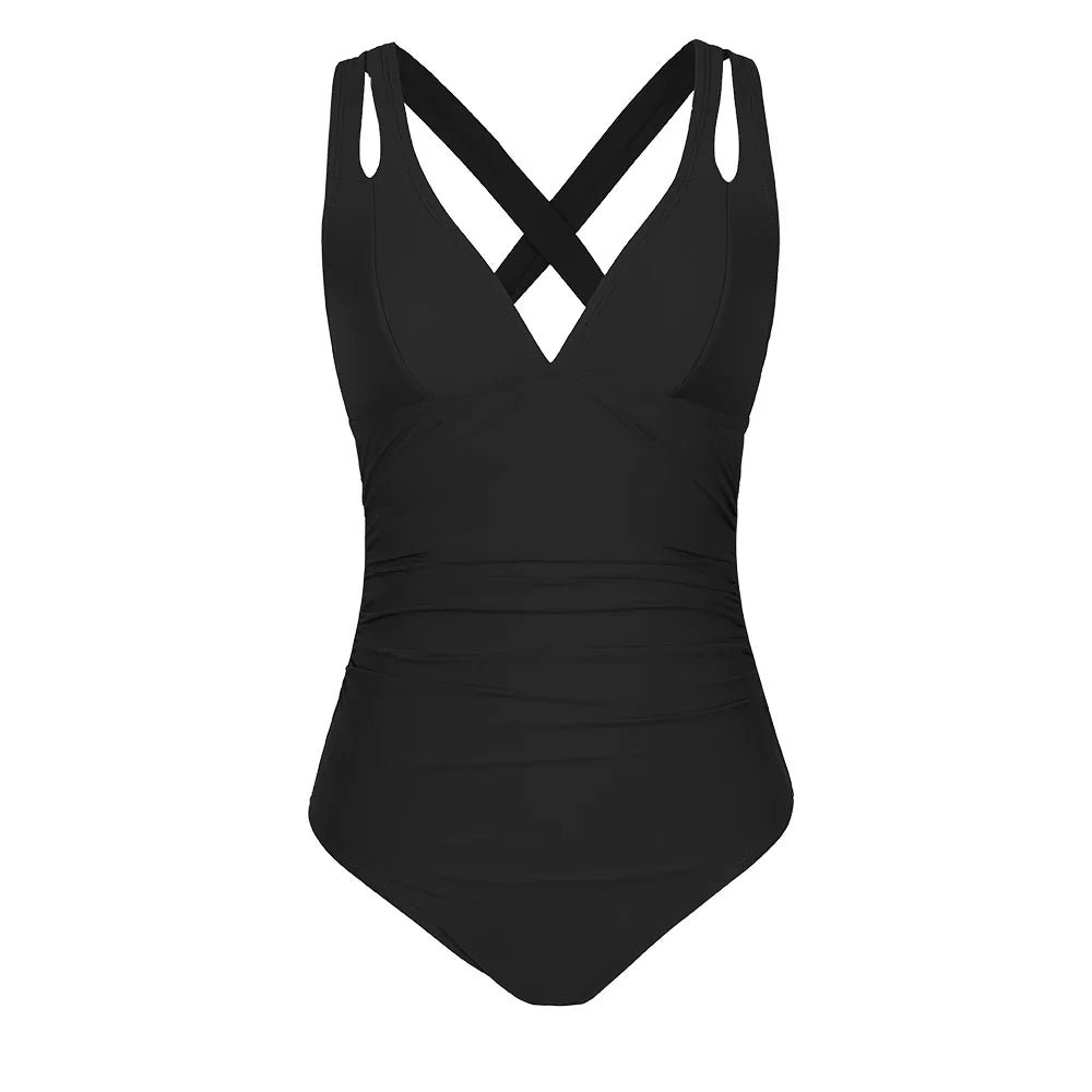 Levoire | Maillot Une Pièce Avec Décolleté En V Noir