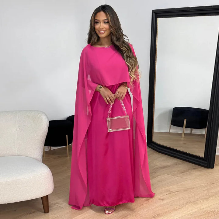Levoire | Velours Robe Longue Pour Une Présentation Élégante Rosa