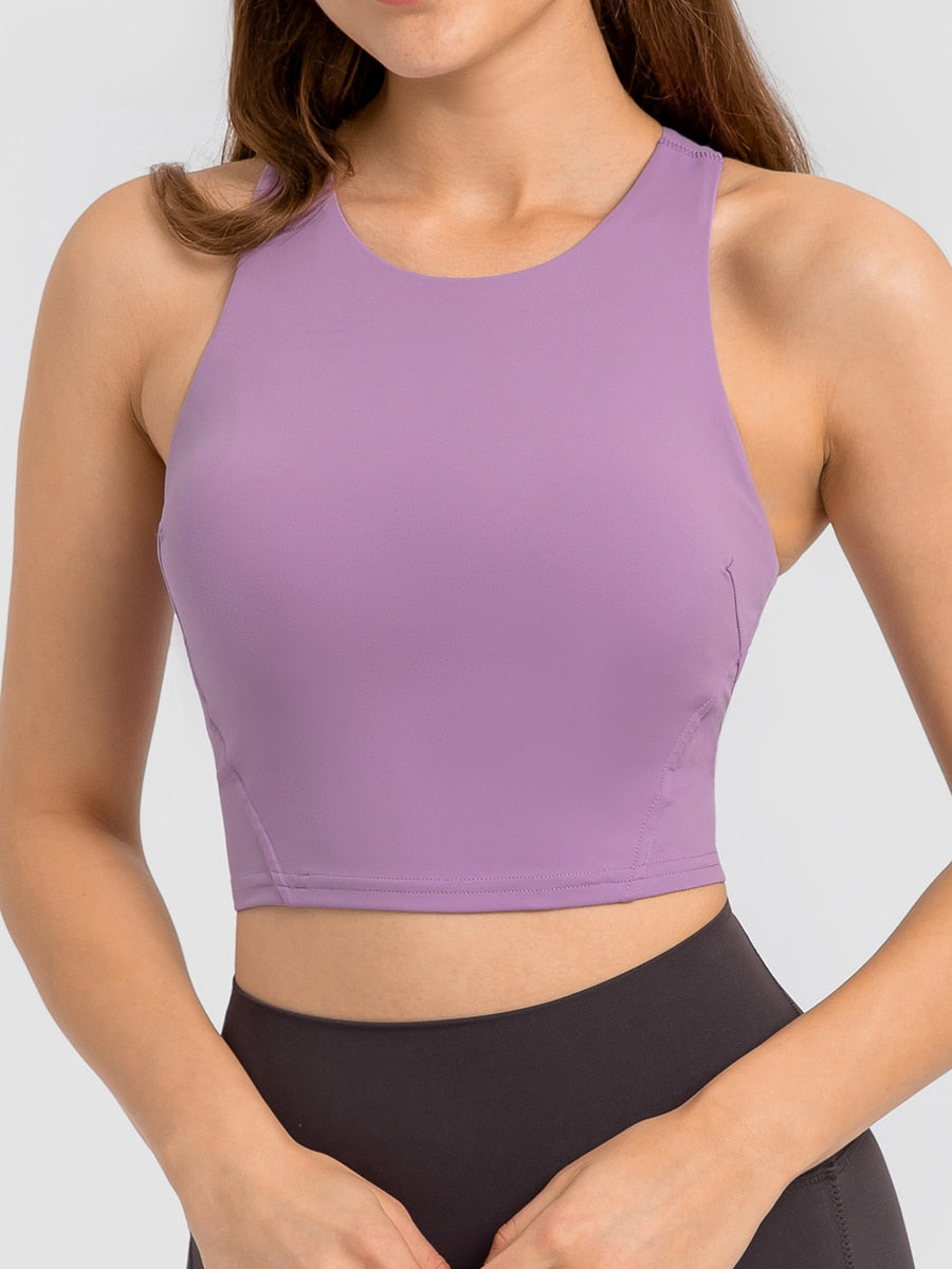 Levoire | T-shirt Sportif avec Soutien-Gorge Intégré et Style Élégant pour Femmes