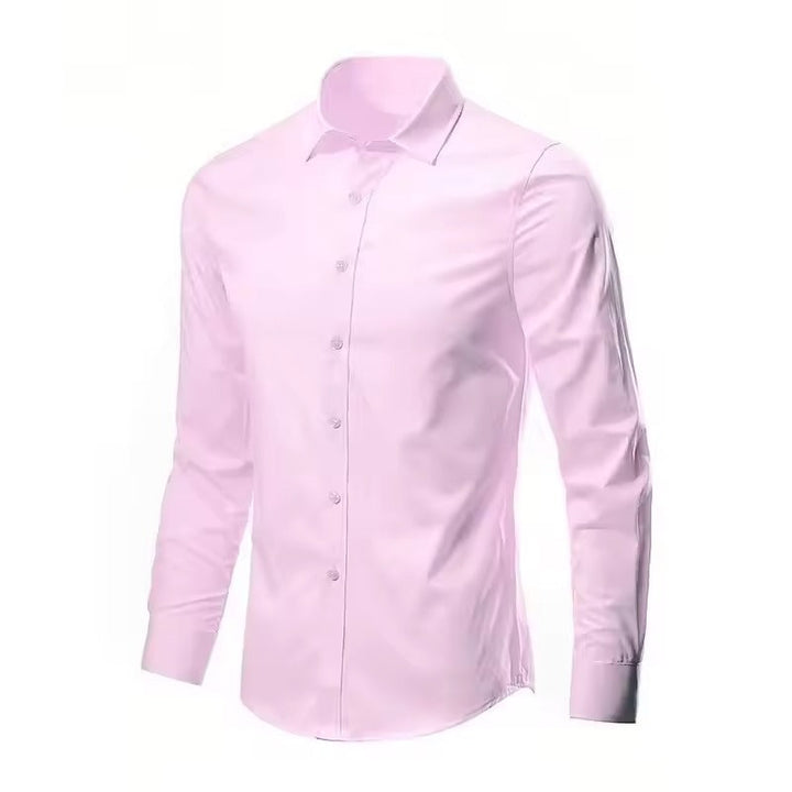 Levoire | Fit Antifalten Chemise Non Repassée Confort Et Apparence Brillante Rosa