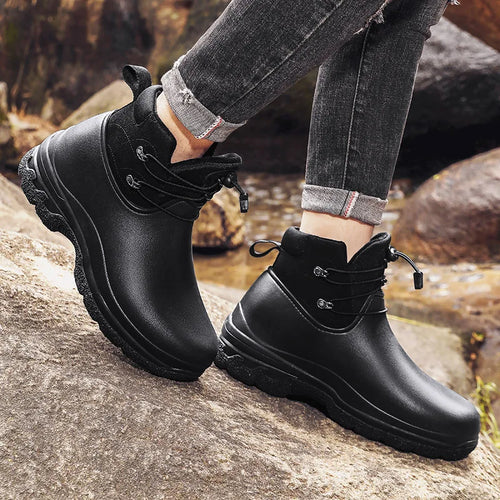 Levoire | Bottes De Pluie Élégantes Sans Lacets Avec Brides De Cheville Pour Hommes