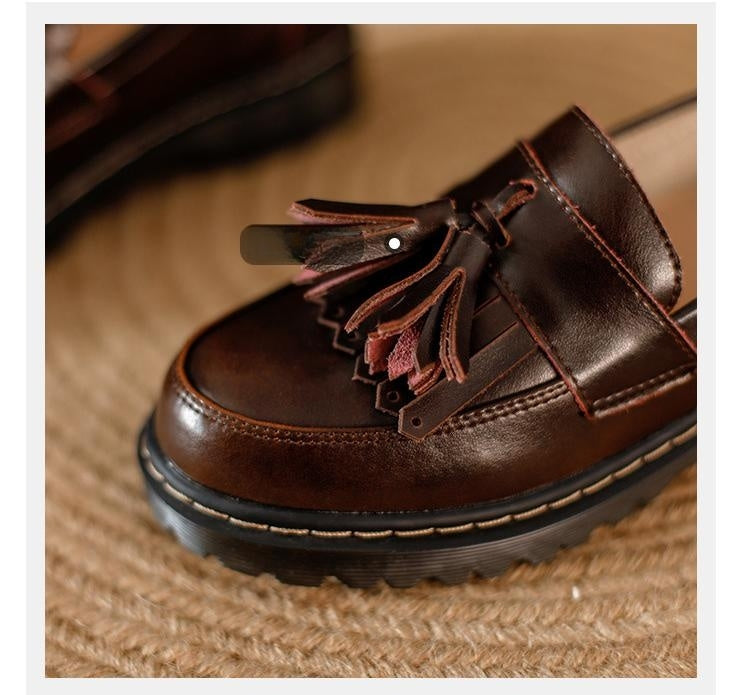 Levoire | Premium Cuir Oxford Bureau Femme Élégants Loafers