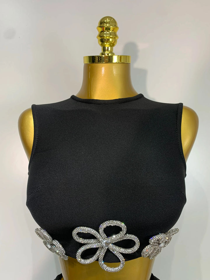 Levoire | Robe Bandage Mini Noire
