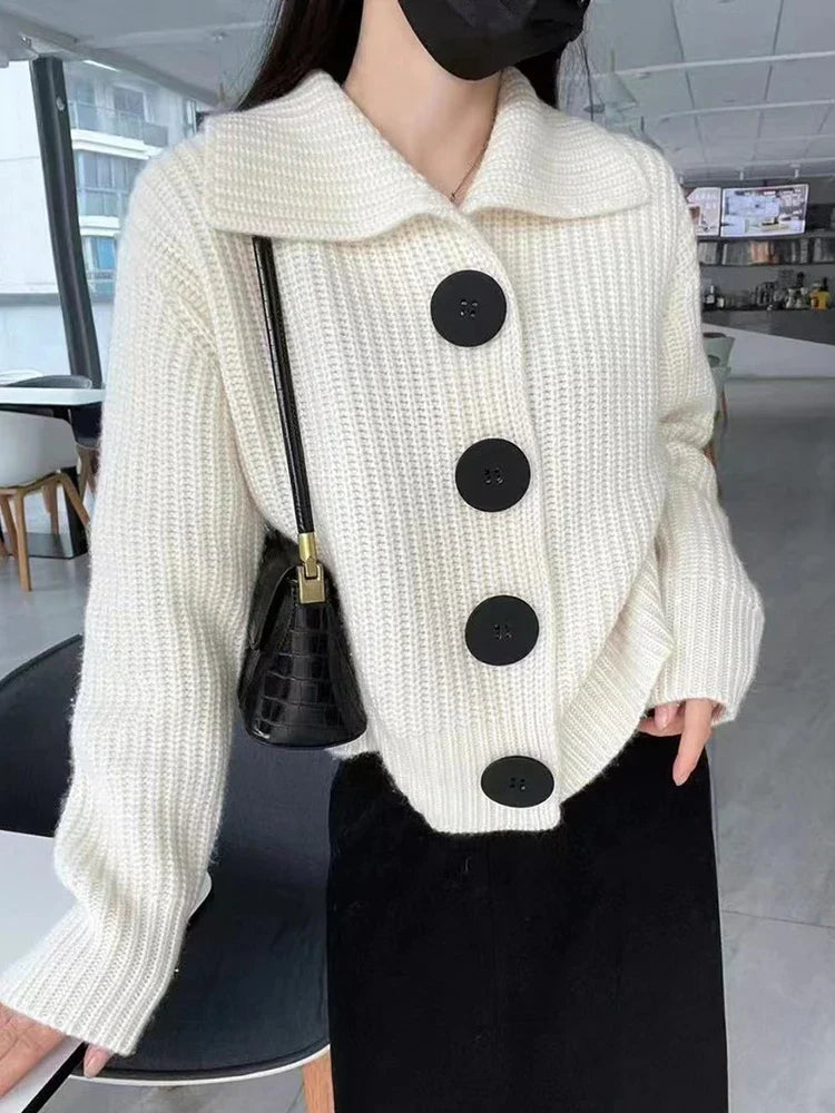 Levoire | Veste En Tricot Élégante Avec Fermeture À Boutons