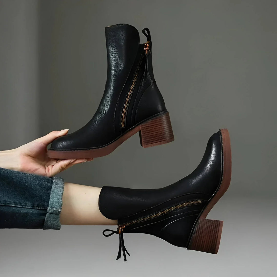 Levoire | Mukavat Bottes En Cuir Souple Musta (Prochainement épuisé)