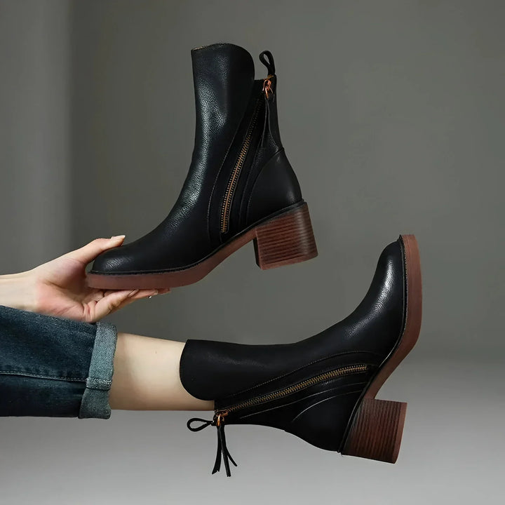 Levoire | Mukavat Bottes En Cuir Souple Musta (Prochainement épuisé)