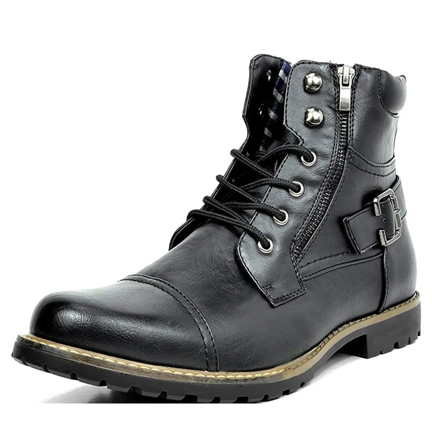 Levoire | Bottes Cuir Confortables Noir
