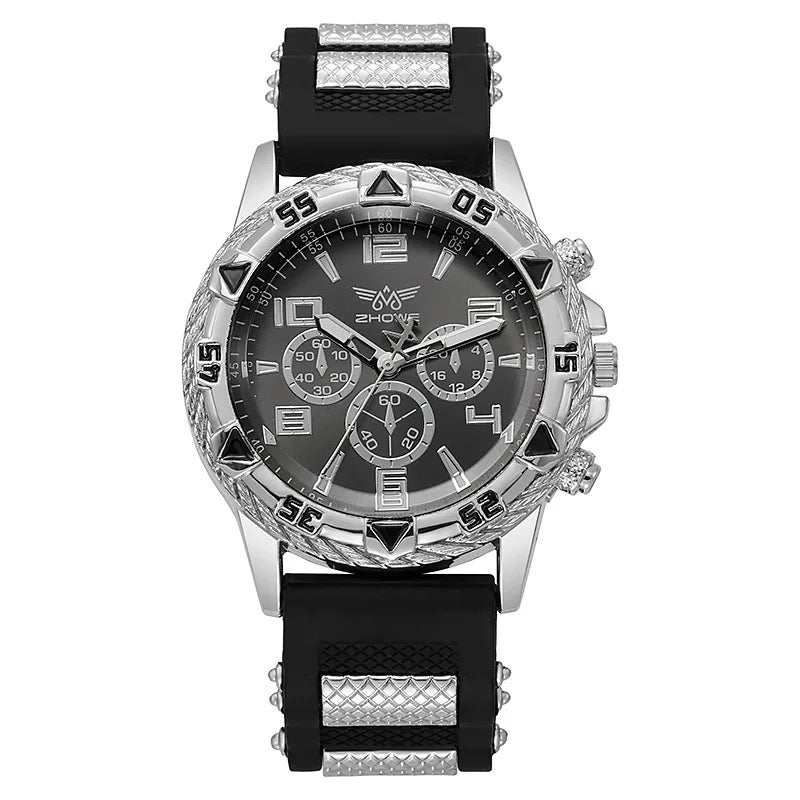 Levoire | Montre Homme Quartz Argent Noir