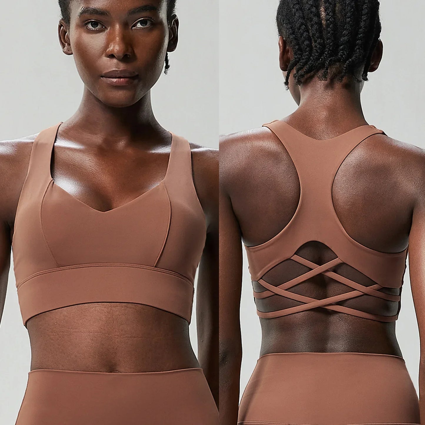 Levoire | Sport-Soutien-Gorge Braun