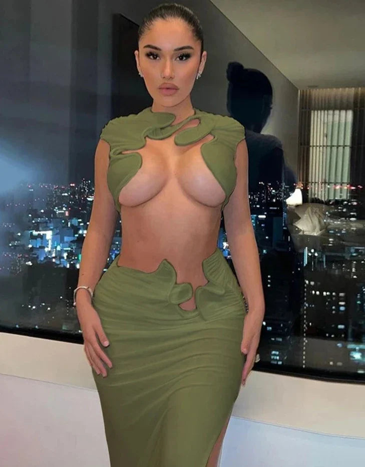 Levoire | Dyi Ujevn Micro Crop + Long Jupe Set