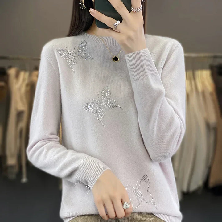 Levoire | Pull Nœud Papillon Avec Imprimé Ludique Gris argenté