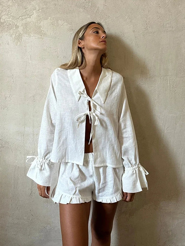 Levoire | Tenue Élégante En Chemise Et Short L