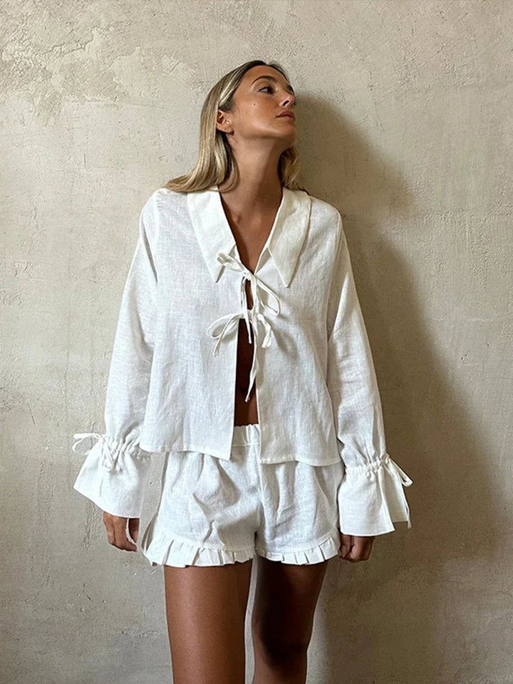 Levoire | Tenue Élégante En Chemise Et Short L