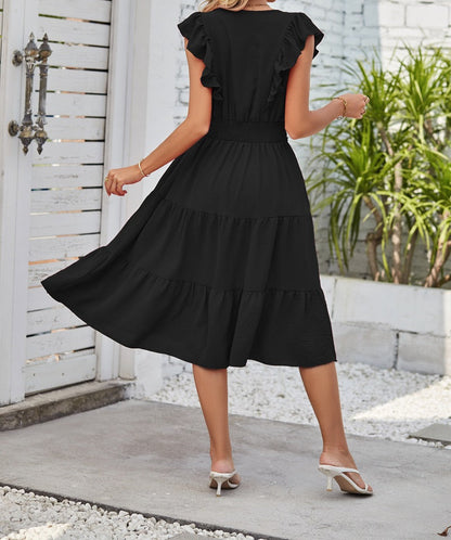 Levoire | Robe Midi Décontractée Pour Femmes