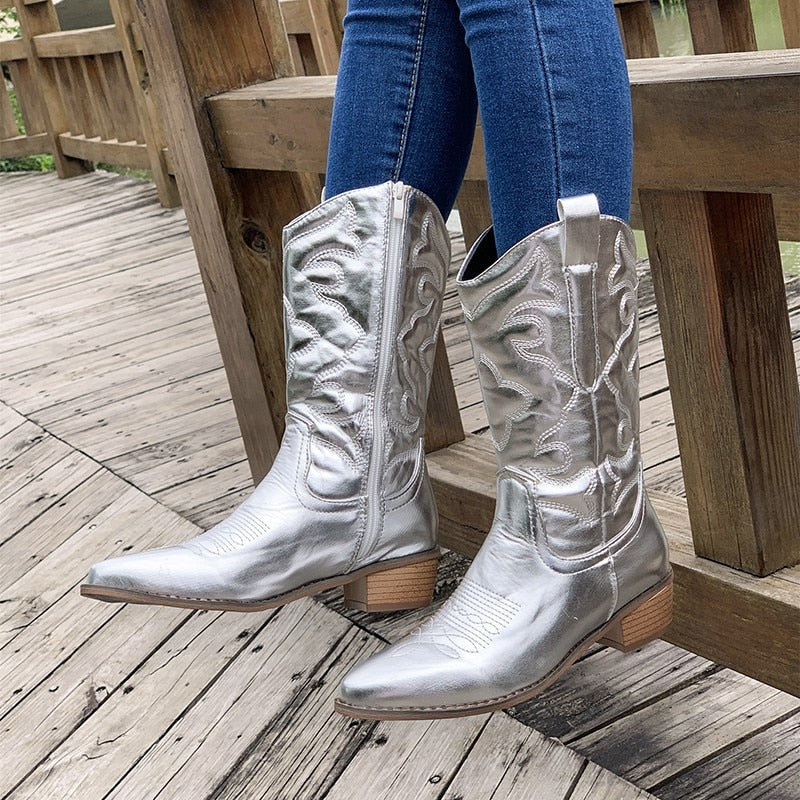 Levoire | Bottes Pour Femmes Dans Le Style Zapatos Avec Fermeture Éclair Latérale