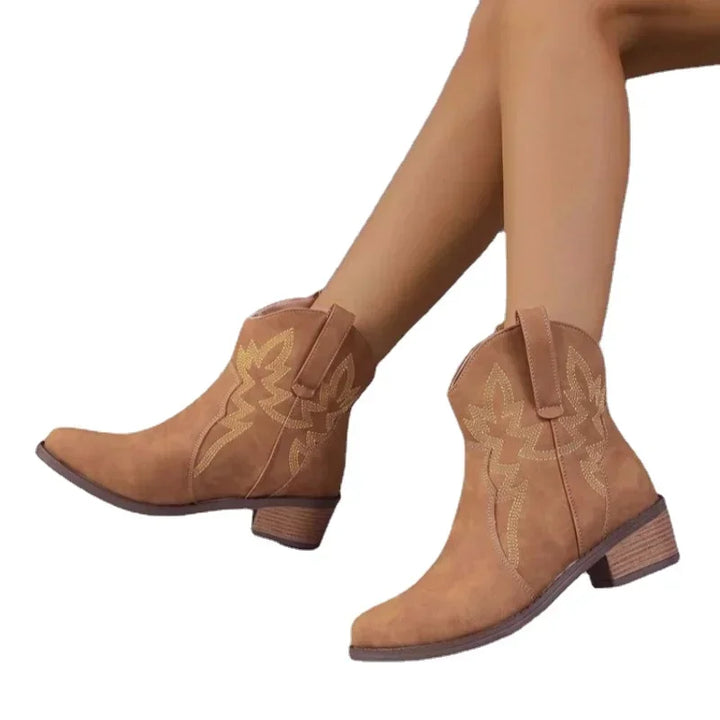 Levoire | Boots Rétro En Cuir Synthétique Pour Femmes