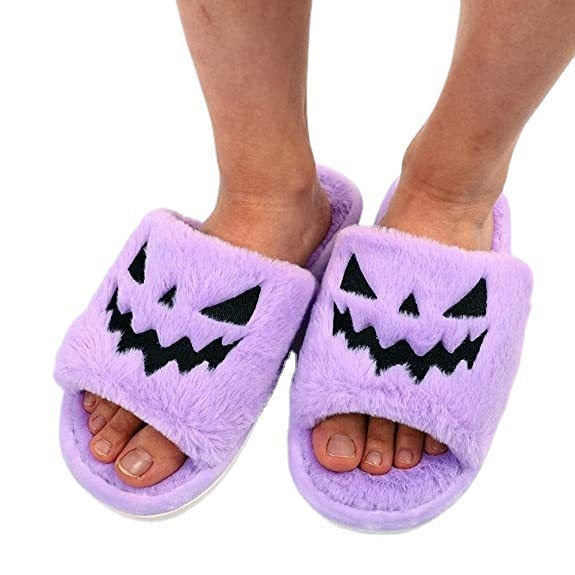Levoire | Chaussons D'Halloween Pour Femmes Violet