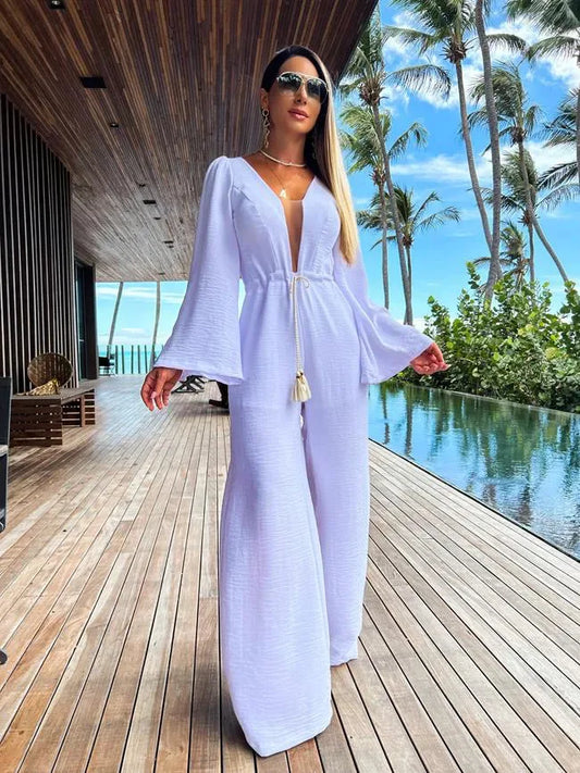 Levoire | Élégante Combinaison Décolletée En V