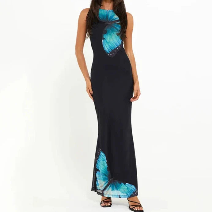 Levoire | Robe Volant Océan ozean noir