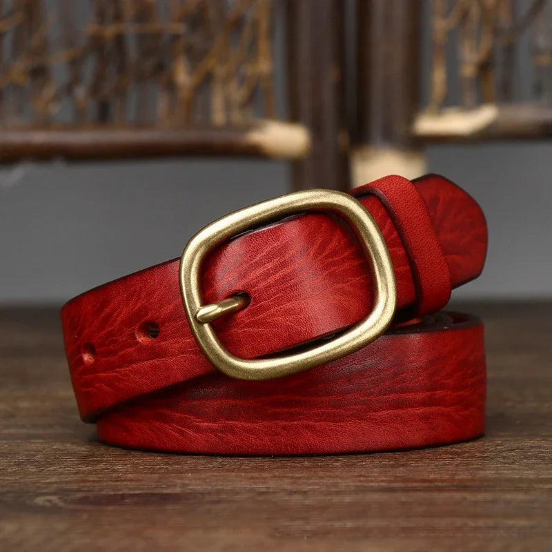 Levoire | Ceinture en cuir pour femmes au look élégant