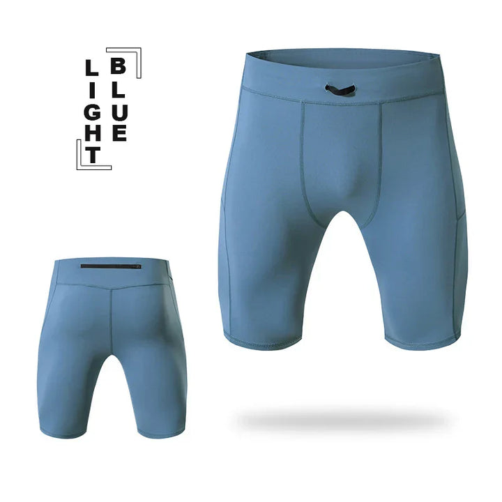 Levoire | Shorts De Compression Homme Bleu clair