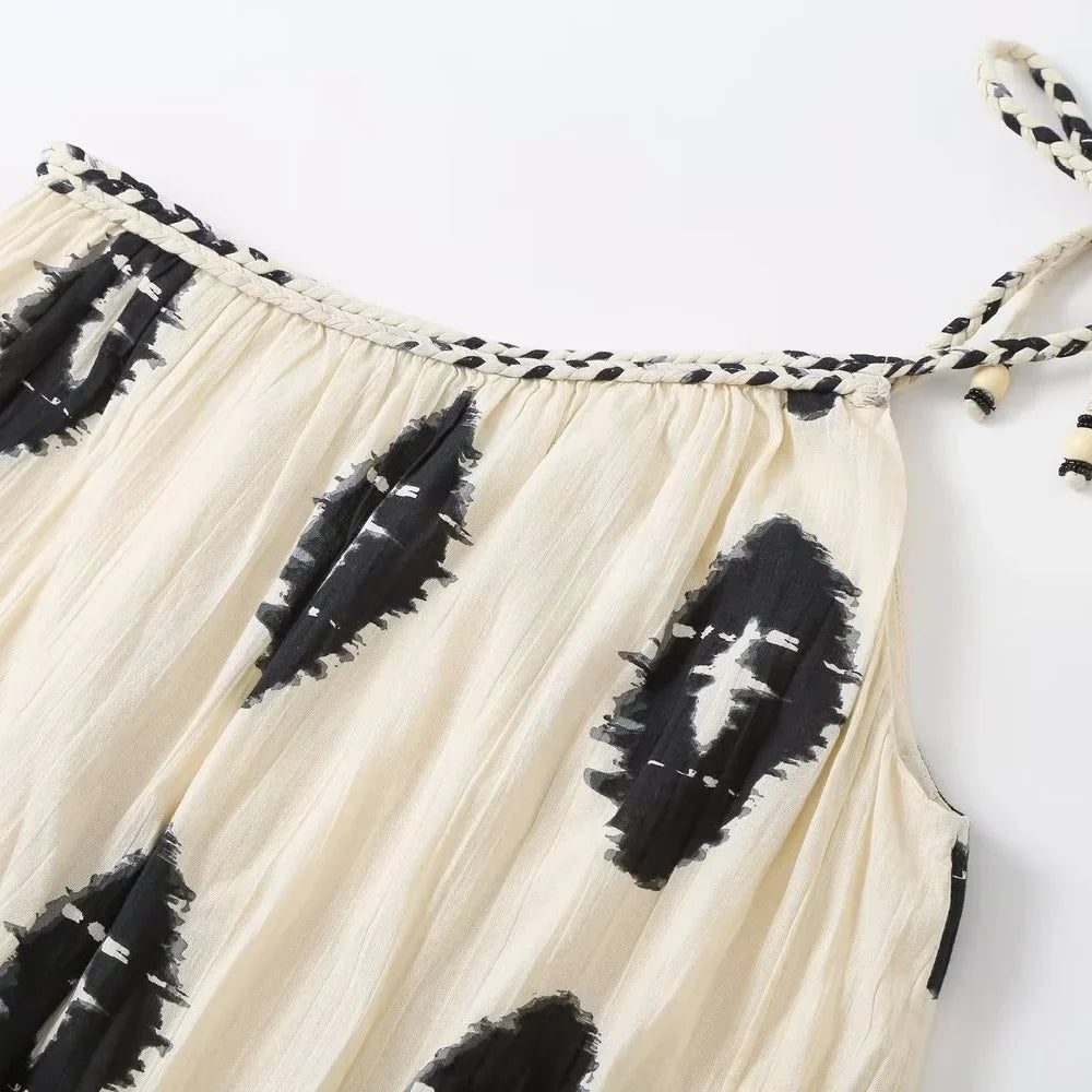 Levoire | Robe De Plage Boho Sans Manches