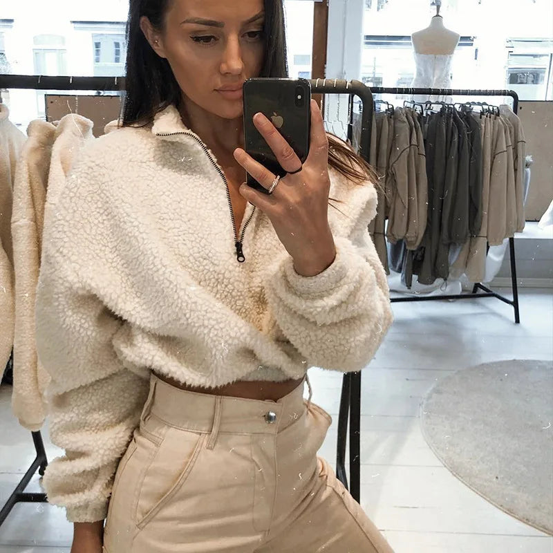 Levoire | Pull En Peluche Décontracté D'Hiver