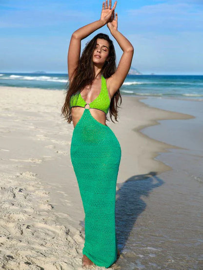 Levoire | Robe Maxi En Crochet