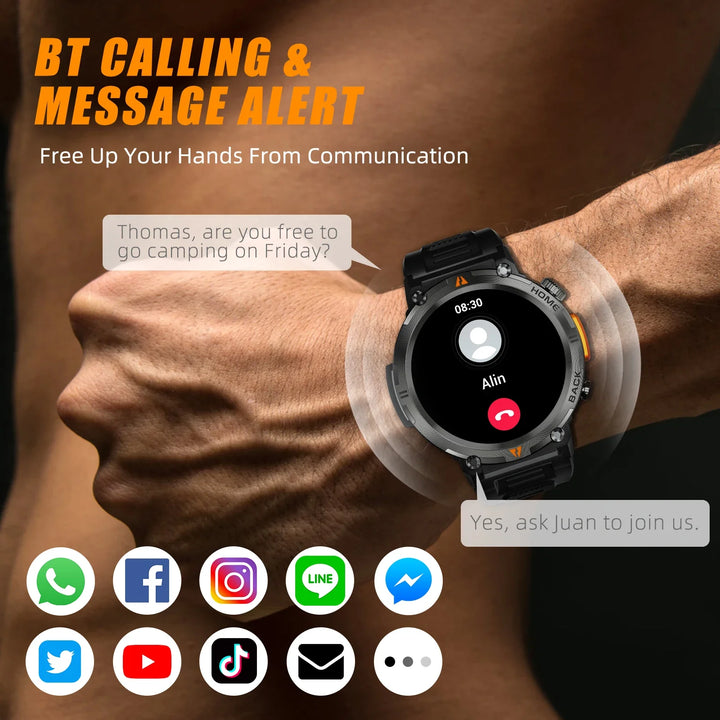 Levoire | Montre Intelligente Avec Plus De 100 Modes Sportifs Et Suivi De La Santé